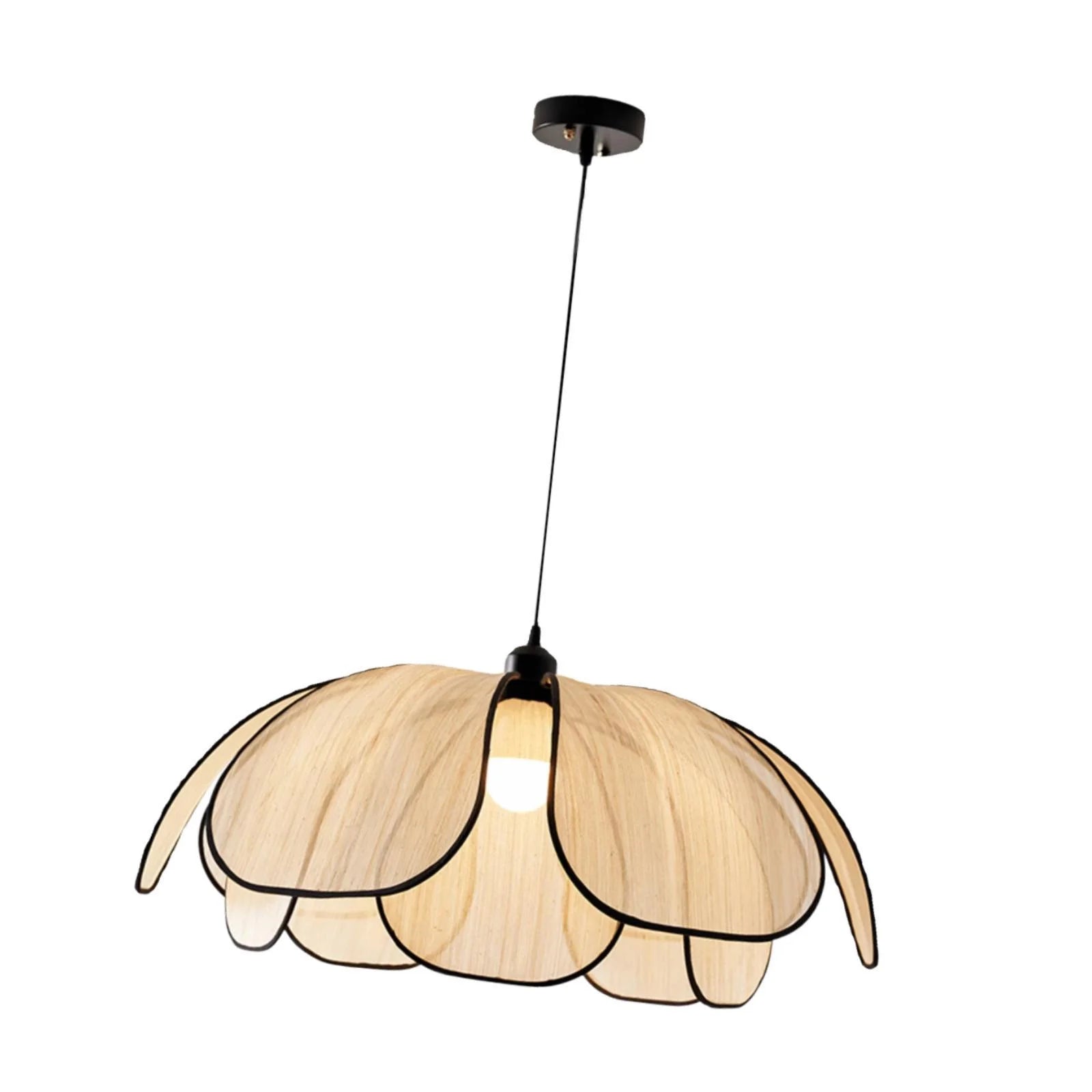 Gazechimp Boho Chandelier Droplight Hanging Light for Living Room Hallway Laundry Room Diameter 50cm